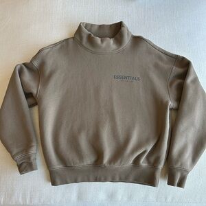 Fear Of God Essentials | mock neck sweatshirt kids large
